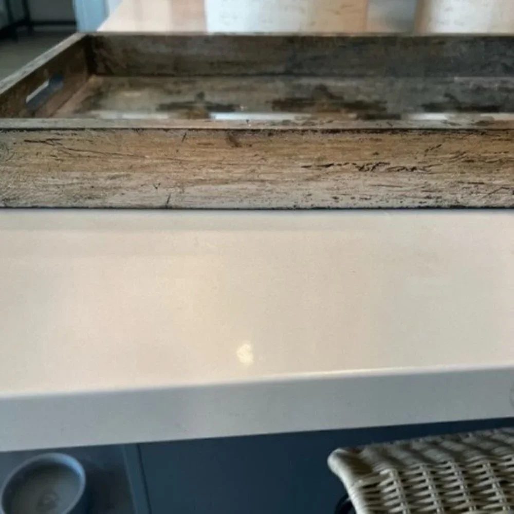 Silver Mirrored Tray Decor - Home Decor - Boho Decor - Summer Decor - Home